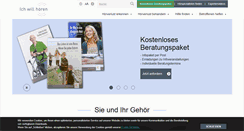 Desktop Screenshot of ich-will-hoeren.de